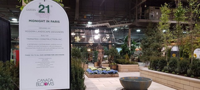 Midnight in Paris Awarded Outstanding Medium Garden at Canada Blooms 2018!